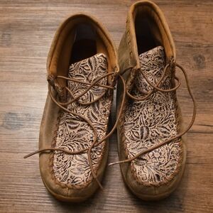 Twisted X Tan Patterned Women's Mules